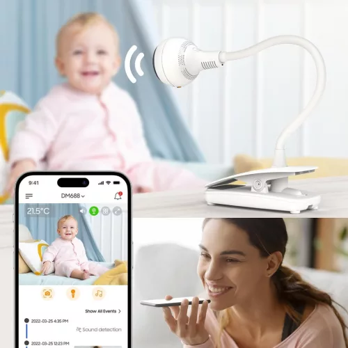 Chillax DM685 Smart Giraffe Clip 5" Smart wi-fi video babaőrző