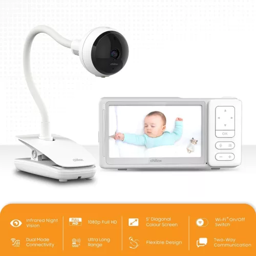 Chillax DM685 Smart Giraffe Clip 5" Smart wi-fi video babaőrző