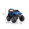 Moni BO Fuego elektromos autó/Jeep - Metál kék