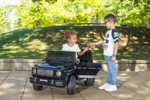 Moni BO Mercedes-Benz G63 AMG 0002 105cm-es elektromos autó - Fekete