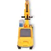 Moni Toys Excavator ráülős kanalas munkagép sisakkal - Sárga