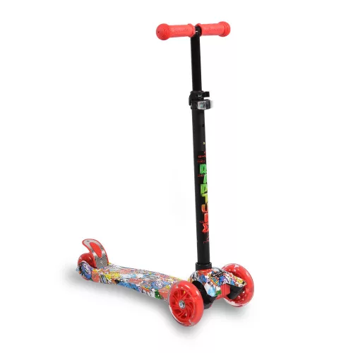 Byox Rapture 3 kerekű roller - Piros