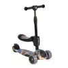 Byox Rumble ráülős, átalakítható 2in1 roller - Fekete - Színes