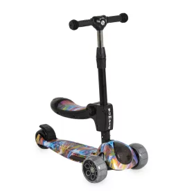   Byox Rumble ráülős, átalakítható 2in1 roller - Fekete - Színes