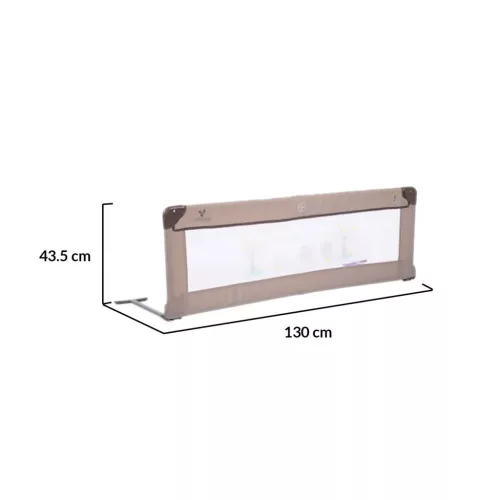 Cangaroo hálós leesésgátló (130x43,5cm) - Bézs barna