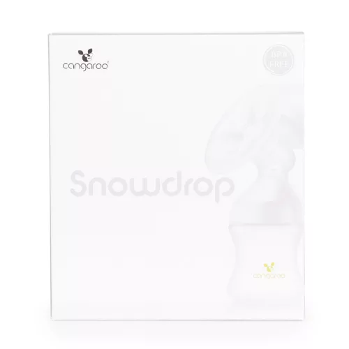 Cangaroo Snowdrop Kézi mellszívó cumisüveggel - Fehér-Zöld