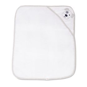   Cangaroo Baloo pamut frottír, kutyus mintás kapucnis törölköző (70x90 cm) - Szürke