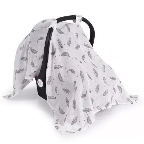 Cangaroo Árnyékoló kendő bébihordozóra - Tollak