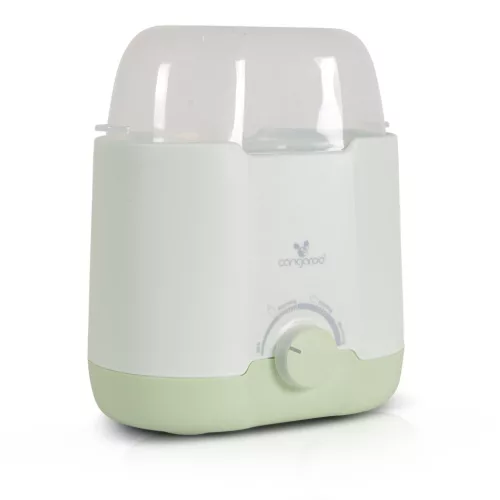 Cangaroo Bollente 3in1 dupla cumisüveg melegítő és sterilizáló (17,5x10,5x22 cm) - Zöld
