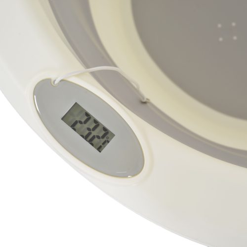 Cangaroo Terra Összecsukható babakád, digitális vízhőmérővel - Szürke