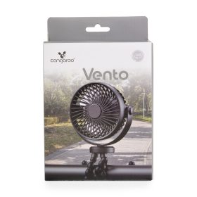 Cangaroo Vento hordozható ventilátor babakocsira - Fekete
