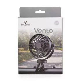 Cangaroo Vento hordozható ventilátor babakocsira - Fekete