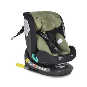   Cangaroo Quill I-Size 360°-ban forgatható ISOFIX gyermekülés, SPS oldalvédelemmel (40-150 cm) - Zöld