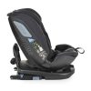 Cangaroo Gravity I-Size 360°-ban forgatható ISOFIX gyermekülés, SPS oldalvédelemmel (40-150 cm) - Fekete