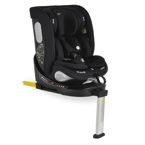 Moni Strike I-Size 360°-ban forgatható ISOFIX SPS gyermekülés (40-150 cm) - Fekete