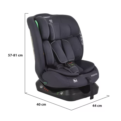 Moni Aventura I-Size gyermekülés (40-150 cm) - Szürke