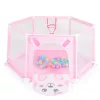 Moni Toys Labdamedence 50db színes labdával 146x65,5cm - Rózsaszín - Nyuszi