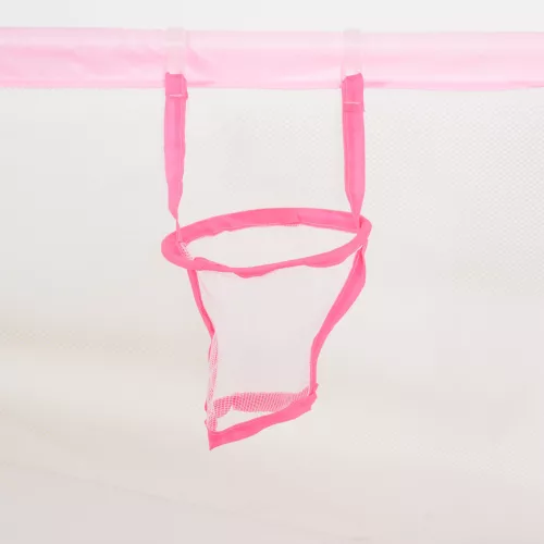 Moni Toys Labdamedence 50db színes labdával 146x65,5cm - Rózsaszín - Nyuszi