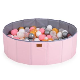   Moni Toys Melo össszecsukható labdamedence 90db labdával - Rózsaszín