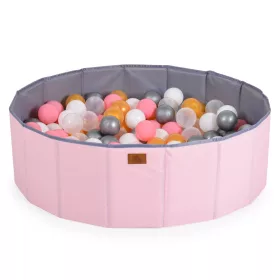   Moni Toys Melo össszecsukható labdamedence 90db labdával - Rózsaszín