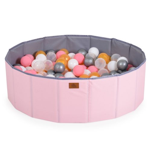 Moni Toys Melo össszecsukható labdamedence 90db labdával - Rózsaszín
