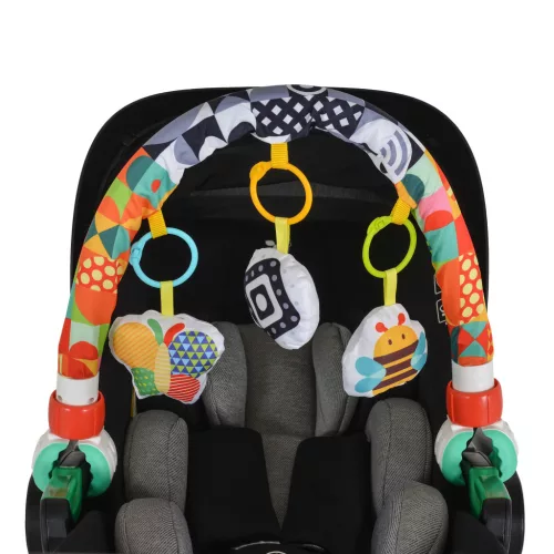 Huanger baba játékív babakocsihoz és babahordozóhoz - Színes