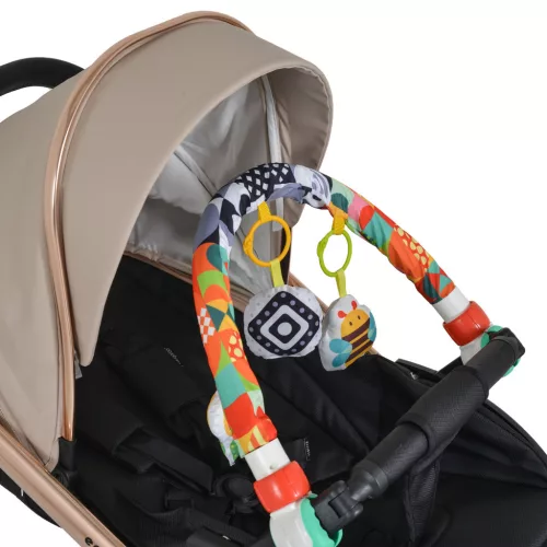 Huanger baba játékív babakocsihoz és babahordozóhoz - Színes