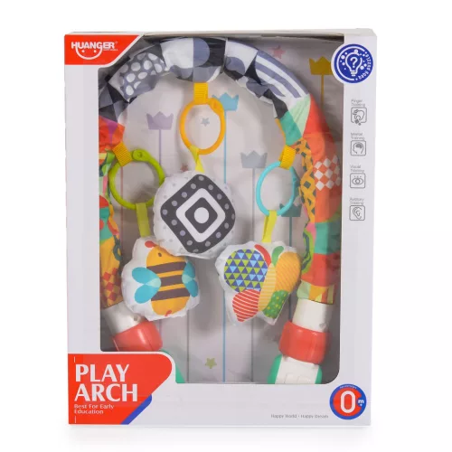 Huanger baba játékív babakocsihoz és babahordozóhoz - Színes