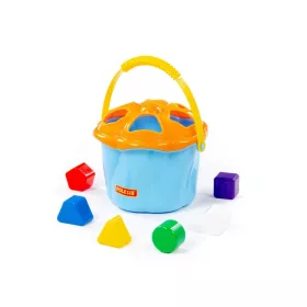 Polesie Toys műanyag formabedobó vödör 6 db-os - Kék