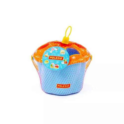 Polesie Toys műanyag formabedobó vödör 6 db-os - Kék