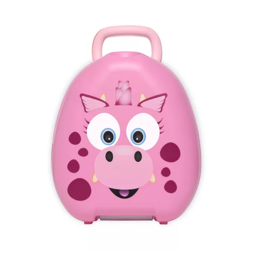 My Carry Potty hordozható bili - Rózsaszín dinó