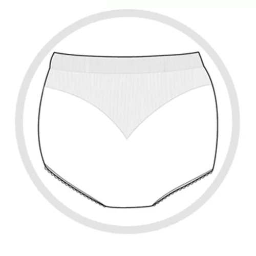 Carriwell Pocakra húzható kismama bugyi - Fekete (XL méret)