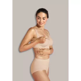   Carriwell Gélmerevítős varrás nélküli szoptatós melltartó (M méret) - Nude