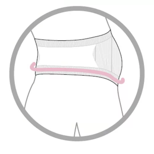 Carriwell Hastartó pánt - Fekete (XL méret)