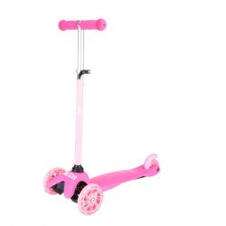 Qkids Lumis 3 kerekű roller - Pink