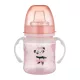 Canpol Babies Cseppmentes Szilikon tanulópohár világító fogantyúval 120ml (6h+) Exotic Animals - Pink 