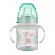 Canpol Babies Cseppmentes Szilikon tanulópohár világító fogantyúval 120ml (6h+) Exotic Animals - Zöld