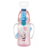 Canpol Babies Cseppmentes Szilikon tanulópohár világító fogantyúval 240ml (6h+) Exotic Animals - Rózsaszín