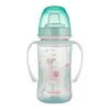 Canpol Babies Cseppmentes Szilikon tanulópohár világító fogantyúval 240ml (6h+) Exotic Animals - Zöld