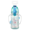 Canpol Babies Cseppmentes Szilikon tanulópohár világító fogantyúval 240ml (6h+) Exotic Animals - Zöld