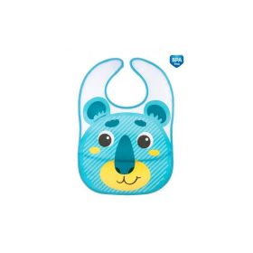 Canpol Babies Hello Little zsebes puha előke - Maci