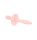 Canpol Szilikonos fogkefe rágókával - Rózsaszín