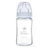 Canpol Babies EasyStart anti-kólikás cumisüveg Royal Baby 240ml (3h+) - Little Prince - Kék