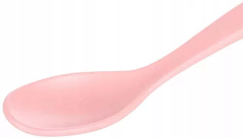 Canpol Babies Műanyag kanál az első etetéshez (3db) 4h+ - Rózsaszín