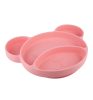 Canpol Maci szilikonos tányér tapadókoronggal - Rózsaszín