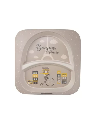 Canpol Babies Bonjour Paris 5 részes étkészlet (12h+) - Bézs