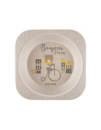 Canpol Babies Bonjour Paris 5 részes étkészlet (12h+) - Bézs
