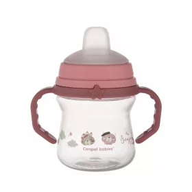   Canpol Babies Bonjour Paris Itatópohár szilikonos ivócsőrrel  150 ml (6h+) - Bordó