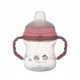 Canpol Babies Bonjour Paris Itatópohár szilikonos ivócsőrrel  150 ml (6h+) - Bordó