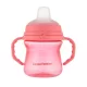 Canpol Babies FirstCup itatópohár szilikonos ivócsőrrel 150ml 6h - Rózsaszín